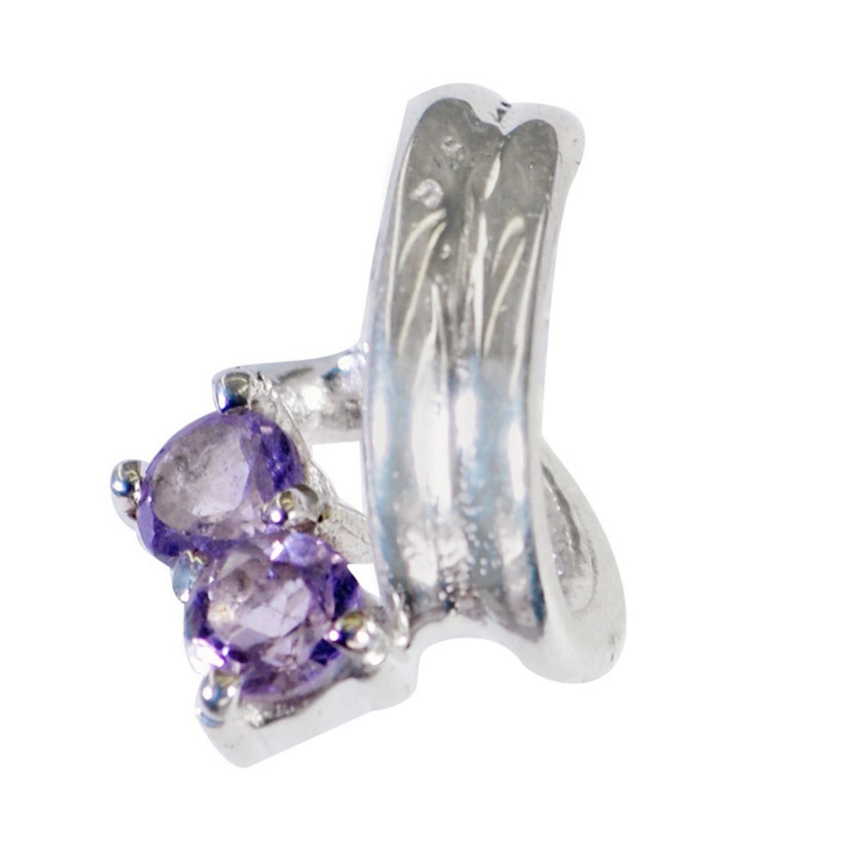 Amethyst Featherlight Moroccan 92.5 Silver Toi et Moi Clara Feminine Purple Pendant Jewellery