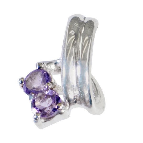 Amethyst Featherlight Moroccan 92.5 Silver Toi et Moi Clara Feminine Purple Pendant Jewellery