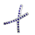 Amethyst Featherlight Indian 92.5 Silver multiple Purple Pendant