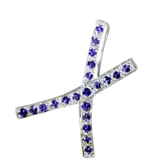 Amethyst Featherlight Indian 92.5 Silver multiple Purple Pendant