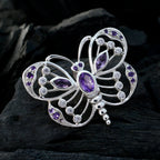 Amethyst Whisper-thin Australian 92.5 Silver multiple Isadora Abstract Purple Pendant Jewellery