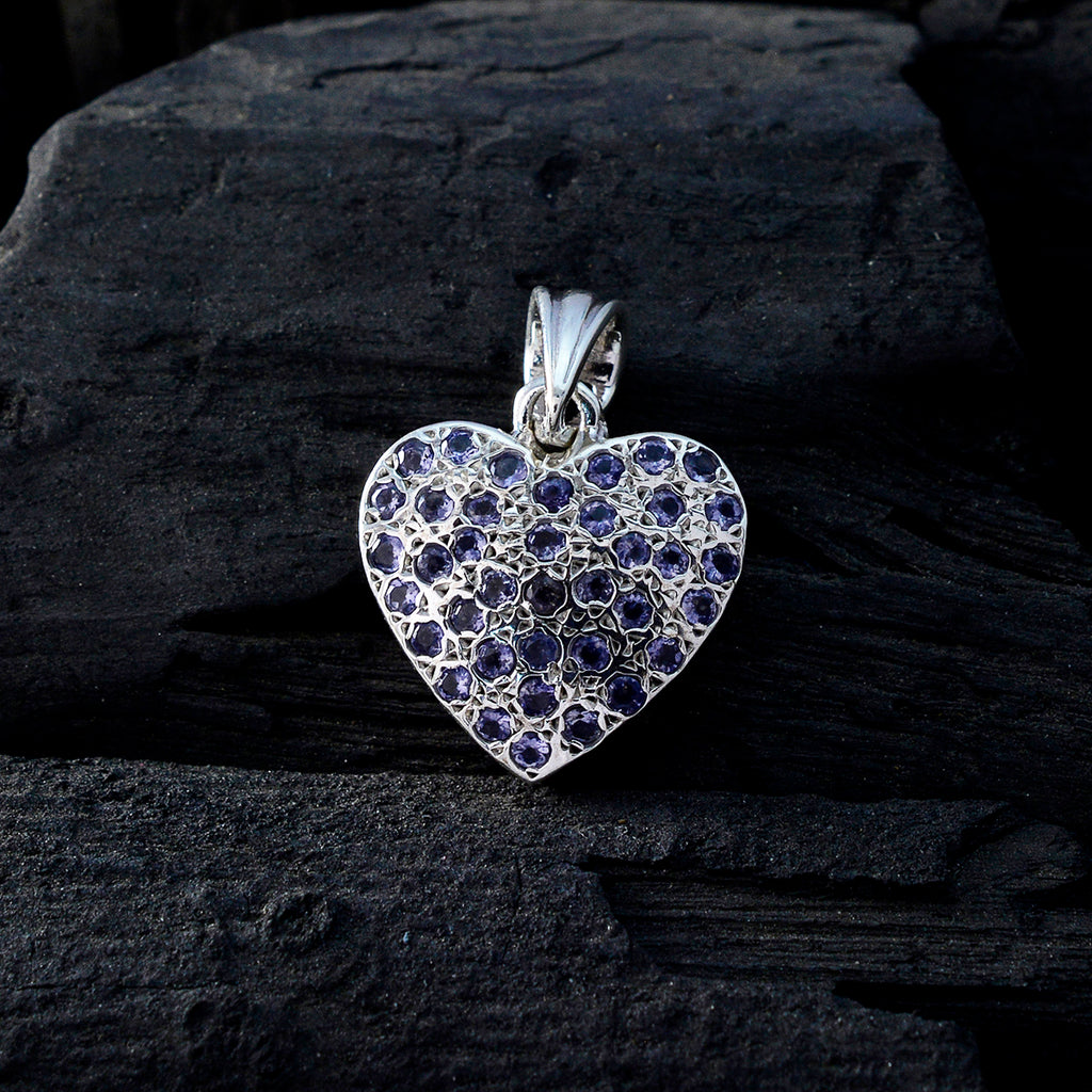 Amethyst Delicate Indian Silver multiple Angel Sophisticated Purple Pendant Jewelry