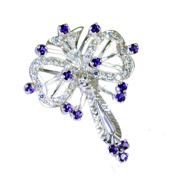 Amethyst Edgy African Sterling Silver multiple Aaliyah Fairytale Purple Pendant Jewellery
