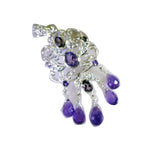 Amethyst Statement Middle Eastern 925 Silver multiple Aisha Artisan Purple Pendant Jewelry
