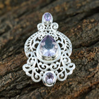 Amethyst Chunky Australian 92.5 Silver multiple Alice Cultural Purple Pendant Jewellery