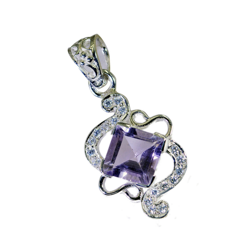 Amethyst Tiny African Sterling Silver multiple Alina Sophisticated Purple Pendant Jewellery
