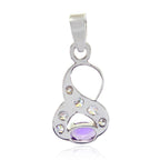 Amethyst Whisper-thin African 925 Silver multiple Lucia Engagement Purple Pendant Jewelry