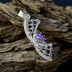 Amethyst Whisper-thin Middle Eastern 92.5 Silver multiple Sarah Art-Deco Purple Pendant Jewellery