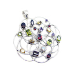 Amethyst Chunky American 925 Silver multiple Alejandra Rope-Wire Purple Pendant Jewelry