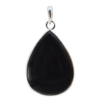 Black Onyx Versatile Egyptian Silver Solitaire Black Pendant