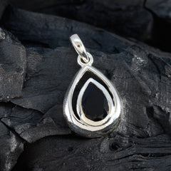 ブラックオニキス デリケート スペイン産 92.5% シルバー ソリティア マリアナ ロマンティック ブラック ペンダント ジュエリー