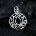 Black Onyx Dainty Spanish 925 Silver Solitaire Ava Rope-Wire Black Pendant Jewelry