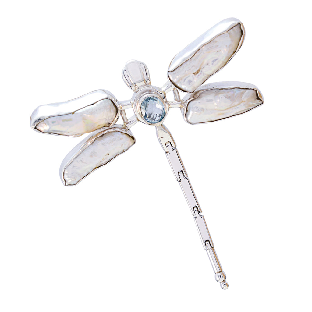 Blue Topaz Statement Moroccan Sterling Silver multiple Isla Signet Blue Pendant Jewellery
