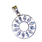 Blue Topaz Featherlight Latin American 925 Silver multiple Ava Sophisticated Blue Pendant Jewelry