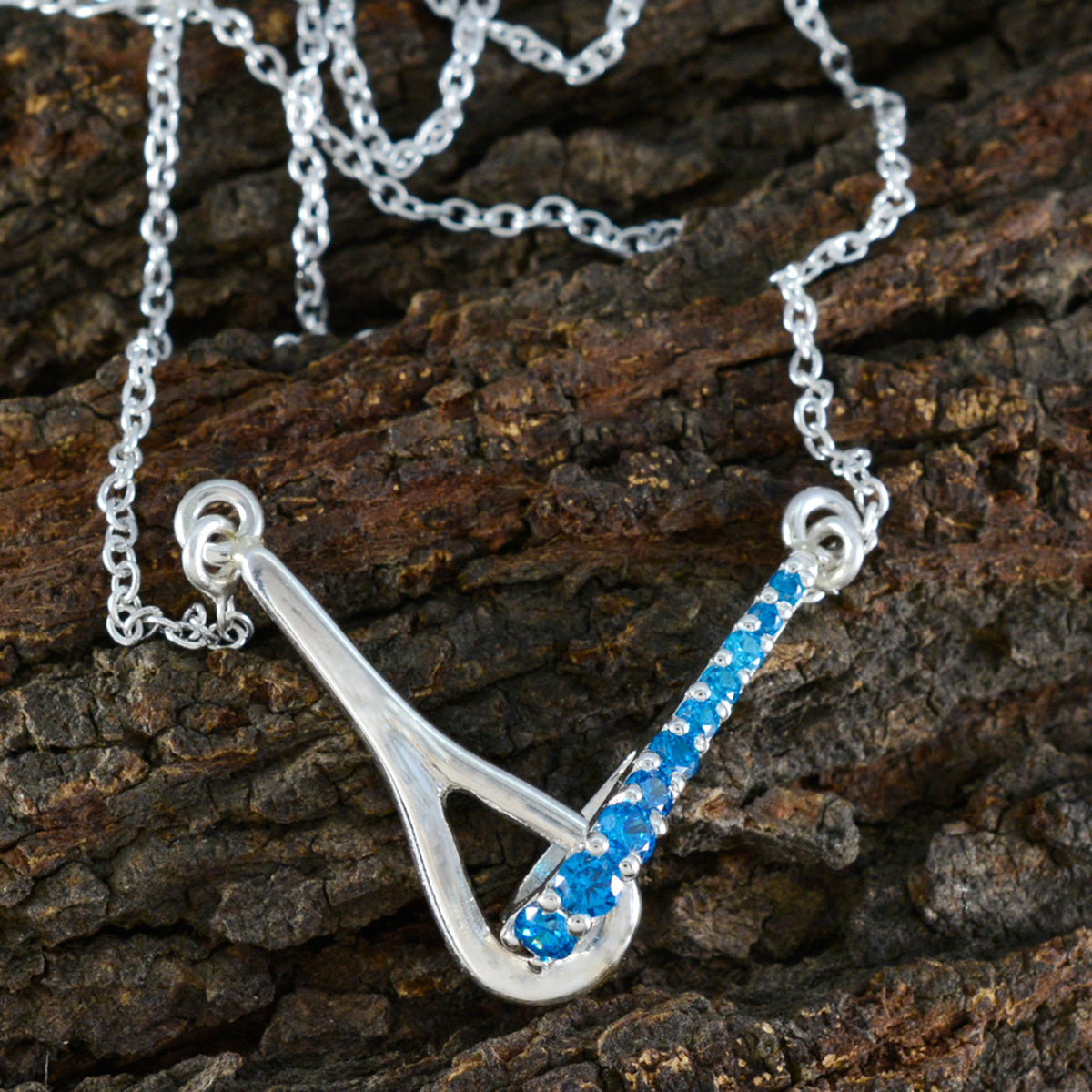 Blue Topaz Tiny American 92.5 Silver multiple Elena Fairytale Blue Pendant Jewellery
