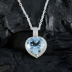 Blue Topaz Featherlight African Sterling Silver multiple Amanda valentine Blue Pendant Jewellery