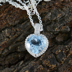 Blue Topaz Featherlight African Sterling Silver multiple Amanda valentine Blue Pendant Jewellery
