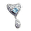 Blue Topaz Statement Egyptian Silver Solitaire Blue Pendant