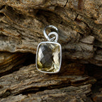 Citrine Dainty Spanish Sterling Silver Solitaire Pilar Engagement Yellow Pendant Jewellery