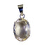 Citrine Featherlight Egyptian 925 Silver Solitaire Yellow Pendant