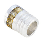 Citrine Featherlight Russian 925 Silver multiple Yellow Pendant