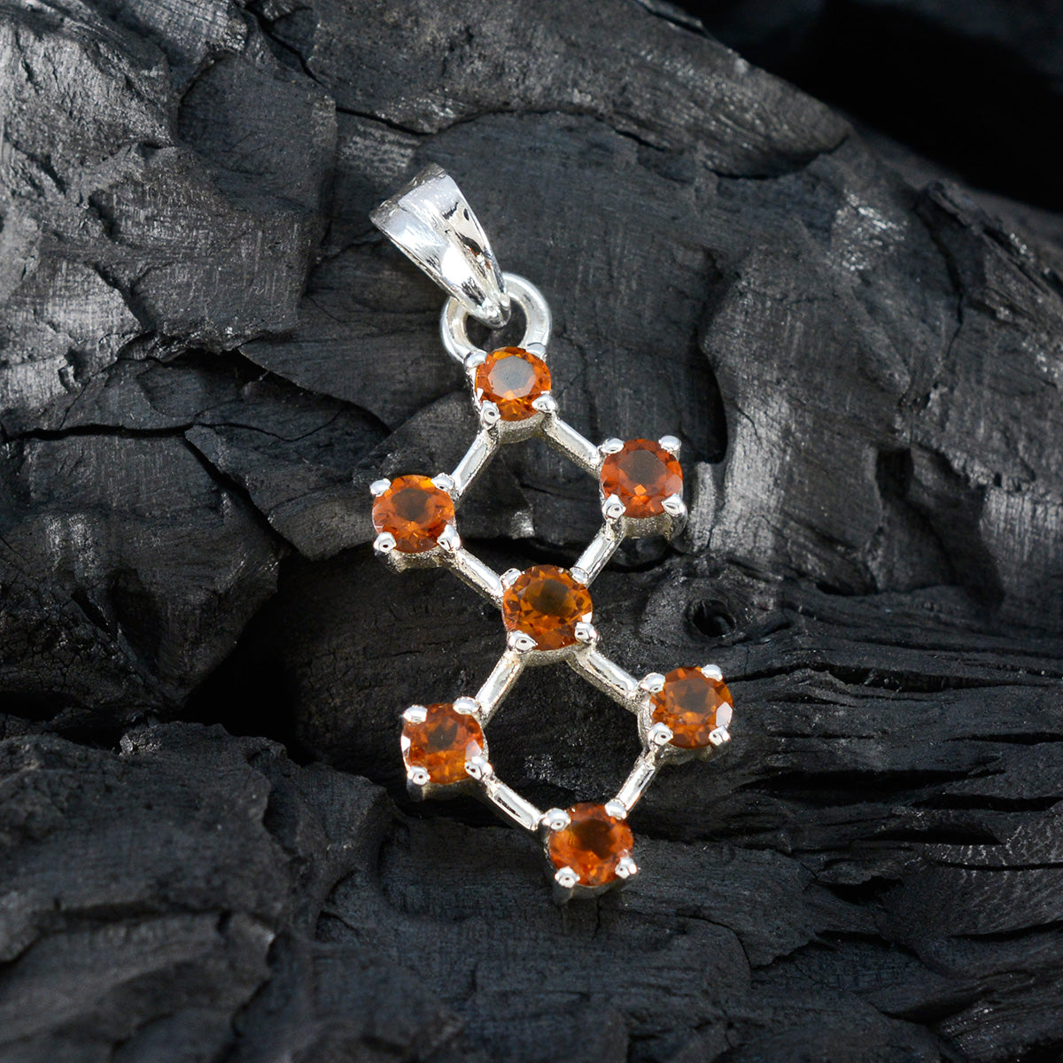 Citrine Whisper-thin Mexican Silver multiple Micaela Armor Yellow Pendant Jewelry