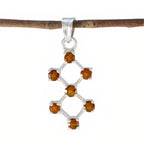 Citrine Whisper-thin Mexican Silver multiple Yellow Pendant