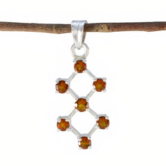 Citrine Whisper-thin Mexican Silver multiple Yellow Pendant