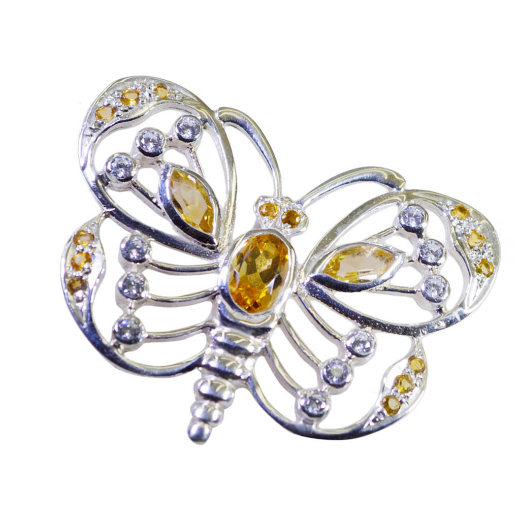 Citrine Featherlight Indian Silver multiple Zara Trendy Yellow Pendant Jewelry