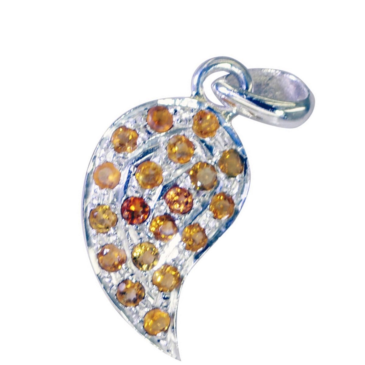 Citrine Whisper-thin Australian 92.5 Silver multiple Nayara Modern Yellow Pendant Jewellery