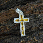 Citrine Whisper-thin Middle Eastern 925 Silver multiple Josephine Sophisticated Yellow Pendant Jewelry