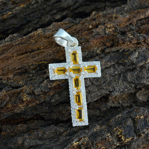 Citrine Whisper-thin Middle Eastern 925 Silver multiple Josephine Sophisticated Yellow Pendant Jewelry