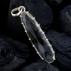 Crystal Quartz Statement Turkish Sterling Silver Solitaire Camila Cocktail White Pendant Jewellery