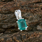 Emerald Delicate Moroccan 925 Silver Solitaire Zoe Romantic Green Pendant Jewelry