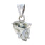 Green Amethyst Whisper-thin Moroccan 92.5 Silver Solitaire Light Green Pendant