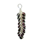 Garnet Tiny American Silver multiple Red Pendant