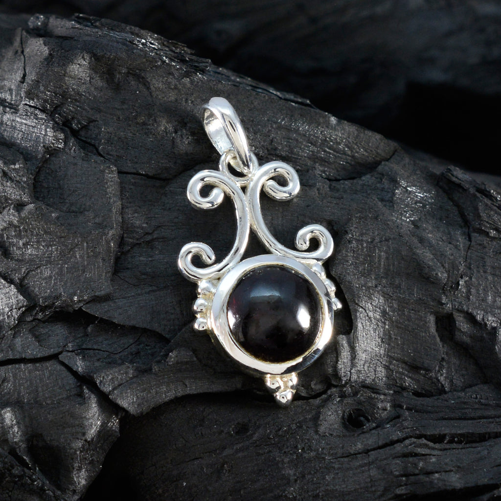 Garnet Dainty Spanish 92.5 Silver Solitaire Chloe valentine Red Pendant Jewellery