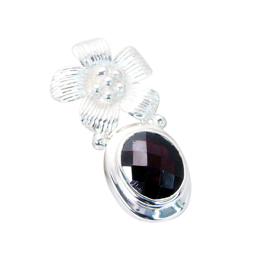Garnet Essential Italian Silver Solitaire Andrea Signet Red Pendant Jewelry