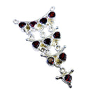 Garnet Eye-catching Latin American Silver multiple Hannah wedding Red Pendant Jewelry