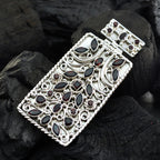 Garnet Chunky Egyptian 92.5 Silver multiple Ida Rope-Wire Red Pendant Jewellery