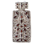 Garnet Chunky Egyptian 92.5 Silver multiple Red Pendant