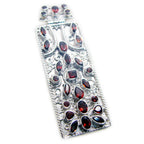 Garnet Chunky Egyptian 92.5 Silver multiple Ida Rope-Wire Red Pendant Jewellery