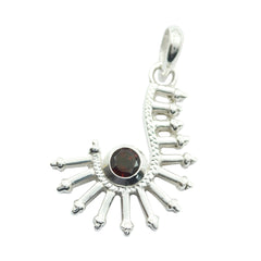 Garnet Featherlight Spanish Silver Solitaire Clara Engagement Red Pendant Jewelry