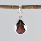 Garnet Elegant Korean 925 Silver Solitaire Sakura Eternity Red Pendant Jewelry