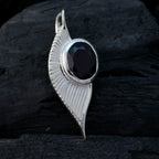 Garnet Dainty French 92.5 Silver Solitaire Ivy Bubble Red Pendant Jewellery