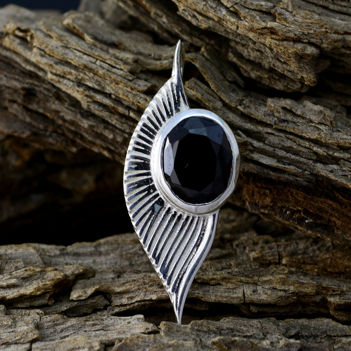 Garnet Dainty French 92.5 Silver Solitaire Ivy Bubble Red Pendant Jewellery