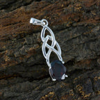 Garnet Dainty German 925 Silver Solitaire Sara Claddagh Red Pendant Jewelry