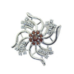 Garnet Statement Russian 925 Silver multiple Natalia Romantic Red Pendant Jewelry