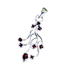 Garnet Essential Latin American Sterling Silver multiple Rebeca Graceful Red Pendant Jewellery