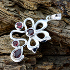 Garnet Tiny American 92.5 Silver multiple Harper Feminine Red Pendant Jewellery